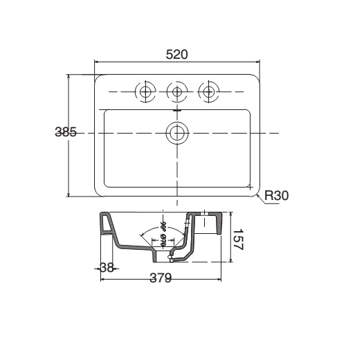 bản vẽ kĩ thuật chậu dương vành v29